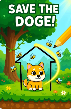 Save The Dog: Draw & Rescue
